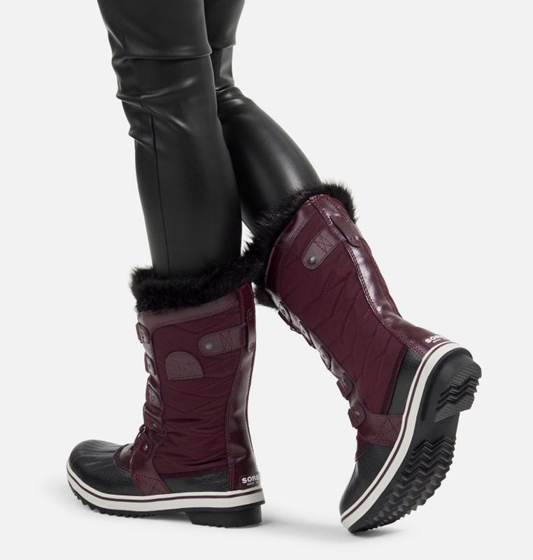 Womens Snow Boots Purple/Black - Sorel Tofino™ II Mid - 428-XQACPB